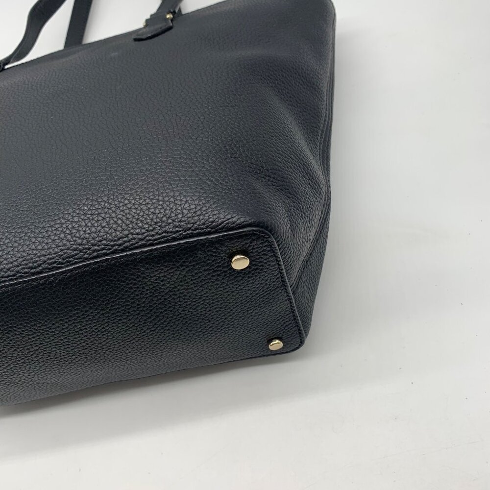 Kate Spade Jackson Street Black Leather Jana Tote - Picture 7 of 11